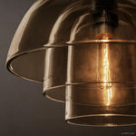 Blom Layered Glass Cloche Pendant Light