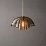 Blom Layered Glass Cloche Pendant Light