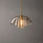 Blom Layered Glass Cloche Pendant Light