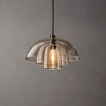 Blom Layered Glass Cloche Pendant Light