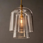 Blom Layered Glass Flute Pendant Light