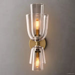 Blom Layered Glass Grand Flute Wall Sconce
