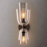 Blom Layered Glass Grand Flute Wall Sconce