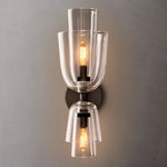 Blom Layered Glass Grand Flute Wall Sconce