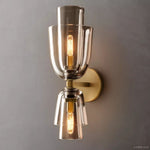 Blom Layered Glass Grand Flute Wall Sconce