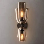 Blom Layered Glass Grand Flute Wall Sconce