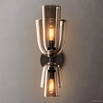 Blom Layered Glass Grand Flute Wall Sconce