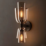 Blom Layered Glass Grand Flute Wall Sconce