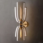 Blom Layered Glass Grand Flute Wall Sconce