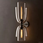 Blom Layered Glass Grand Flute Wall Sconce