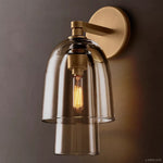 Blom Layered Glass Flute Wall Sconce
