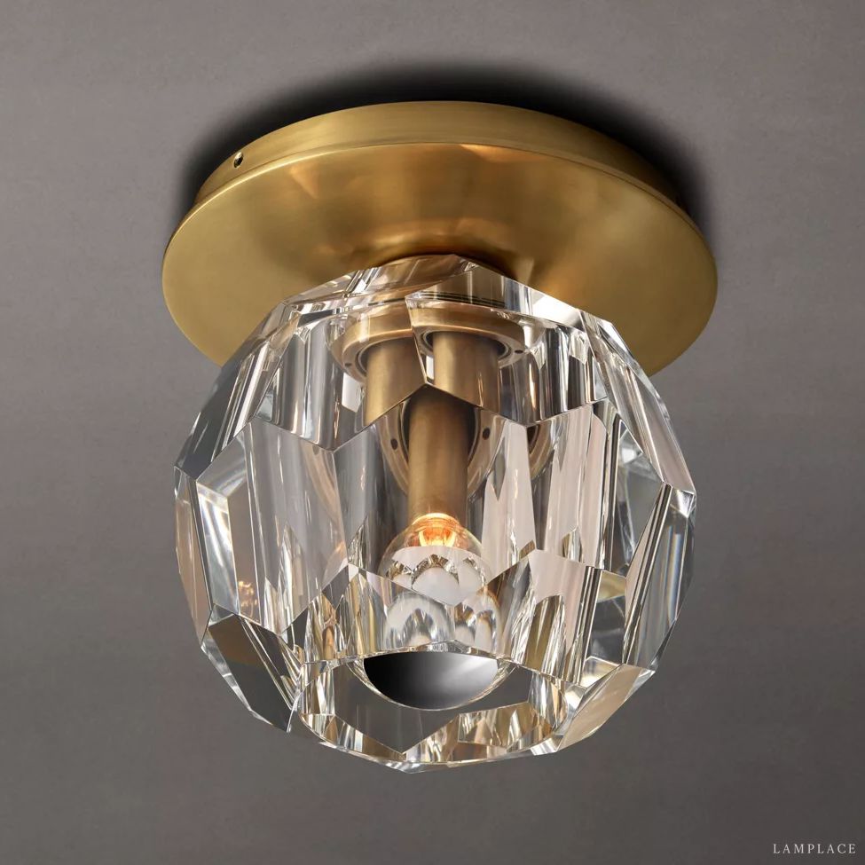 Boule De Radiant Crystal Flush Mount 6"