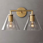 Utilitaire Funnel Shade Double Wall Sconce