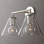 Utilitaire Funnel Shade Double Wall Sconce
