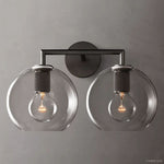Utilitaire Globe Shade Double Wall Sconce