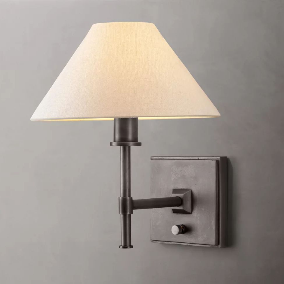 Keaton Linen Form Wall Sconce