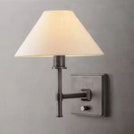 Keaton Linen Form Wall Sconce