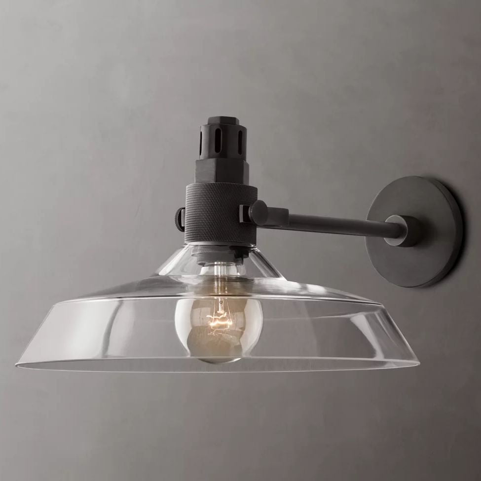 Collins Glass Shade Wall Sconce