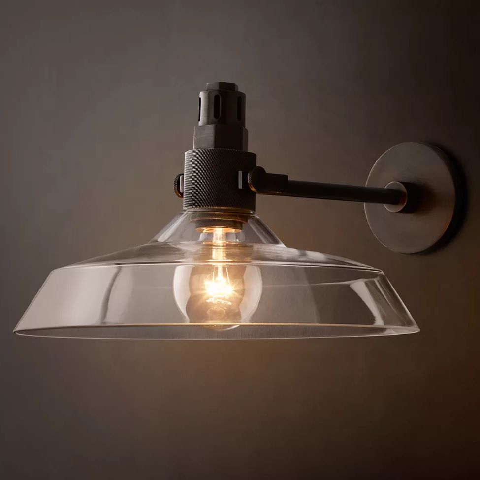 Collins Glass Shade Wall Sconce