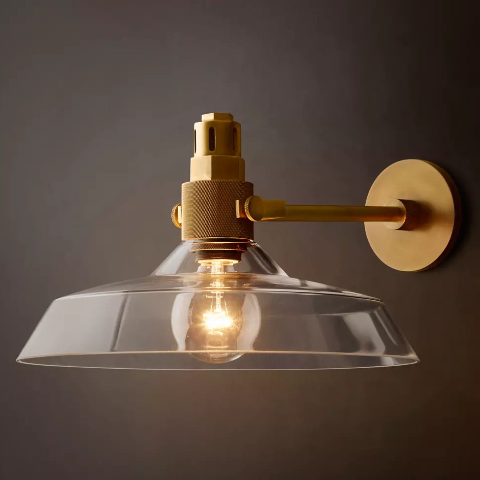 Collins Glass Shade Wall Sconce