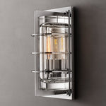 Baxter Vertical Cage Outdoor Wall Sconce
