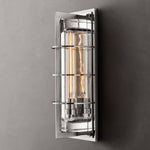 Baxter Vertical Cage Outdoor Wall Sconce