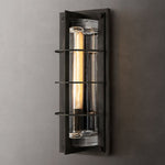 Baxter Vertical Cage Outdoor Wall Sconce