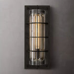 Baxter Vertical Cage Outdoor Wall Sconce