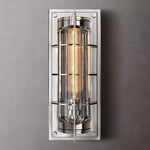 Baxter Vertical Cage Outdoor Wall Sconce
