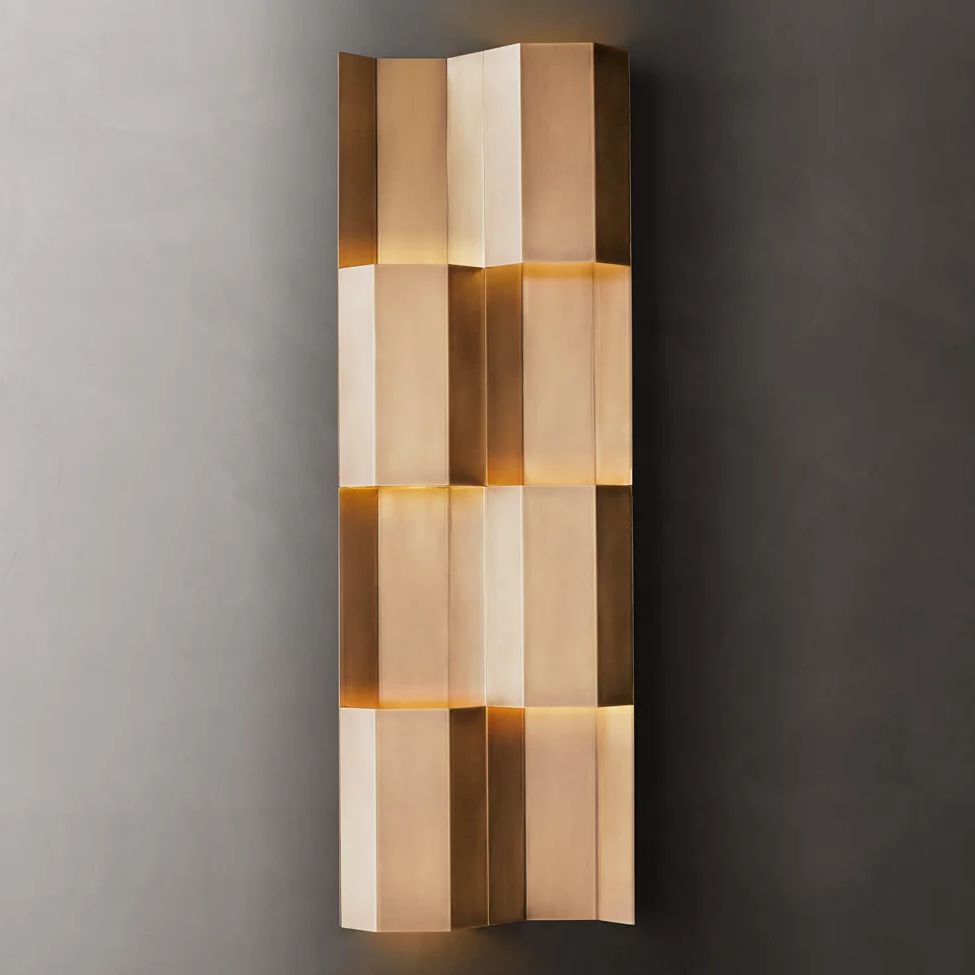 Everett Pattern Grid Wall Sconce