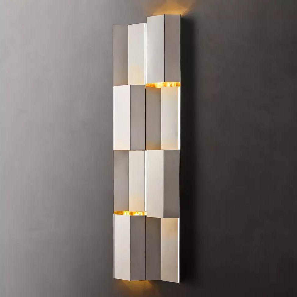 Everett Pattern Grid Wall Sconce