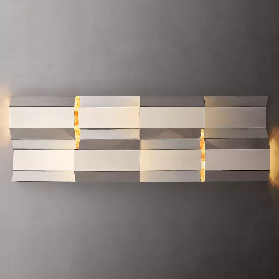 Everett Pattern Grid Wall Sconce