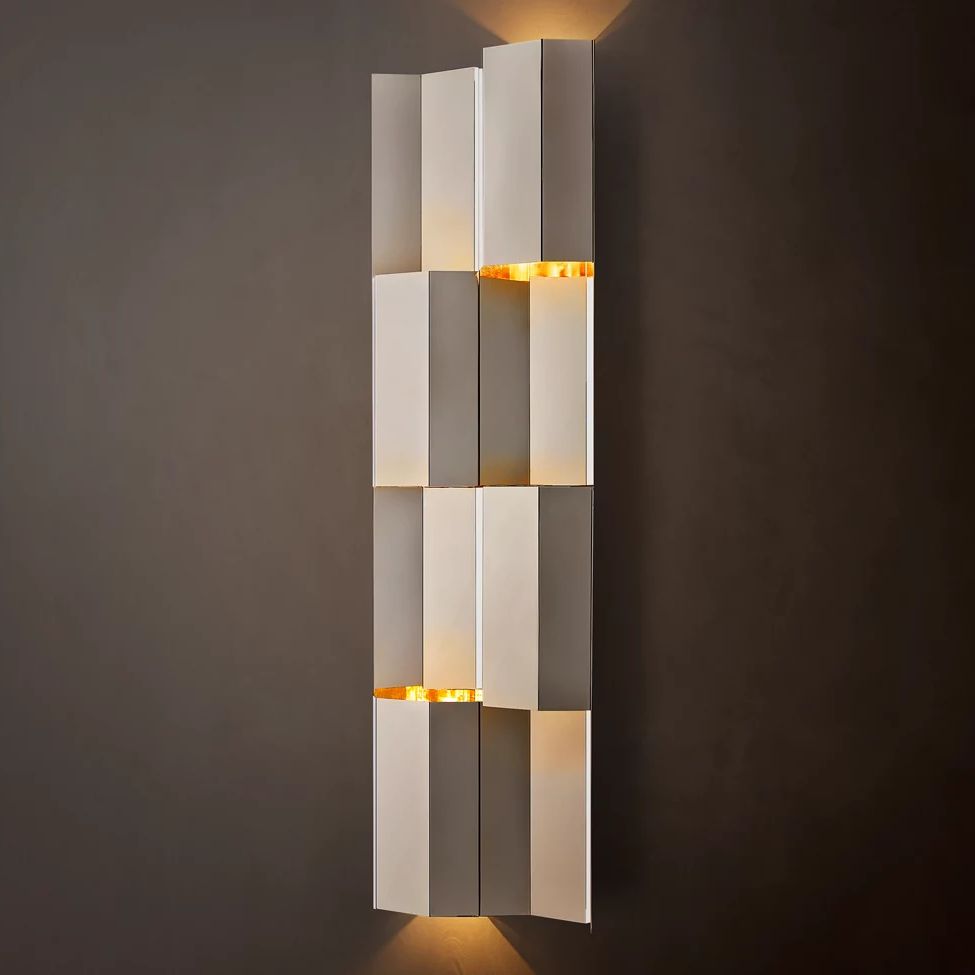 Everett Pattern Grid Wall Sconce