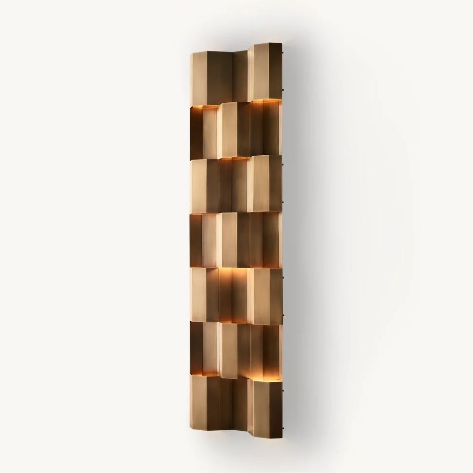 Everett Pattern Grid Wall Sconce