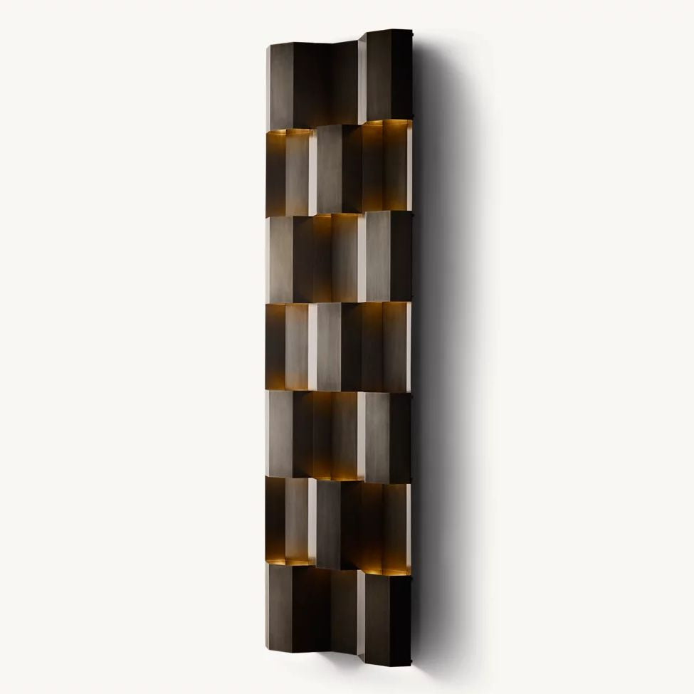 Everett Pattern Grid Wall Sconce