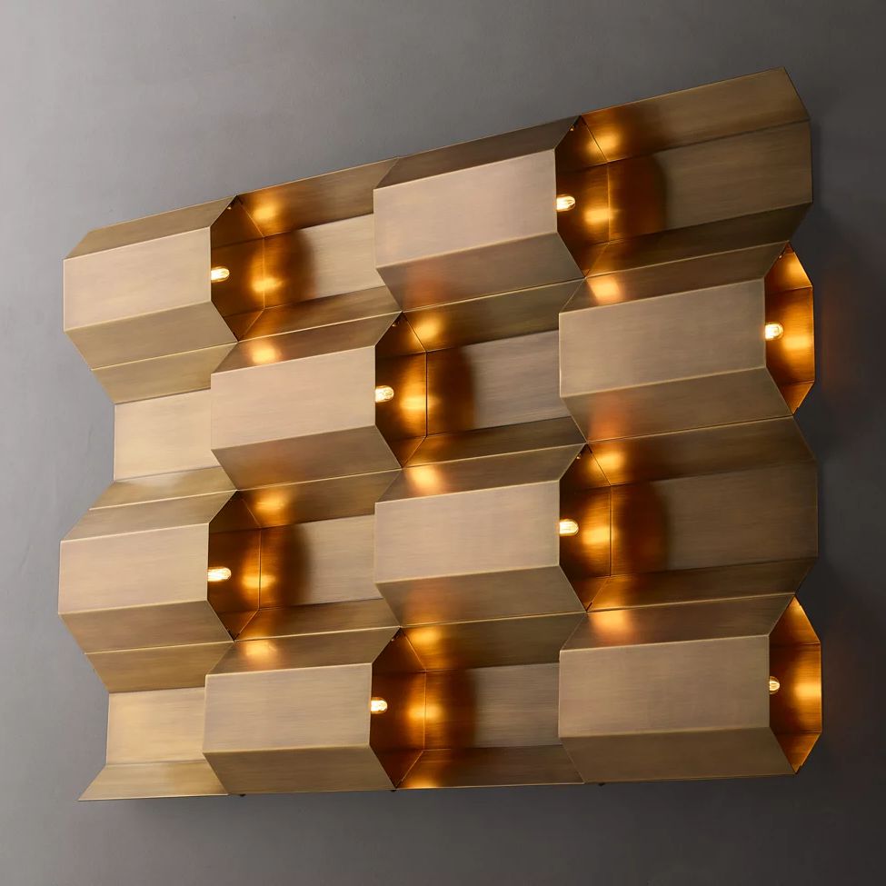 Everett Pattern Wide Wall Sconce