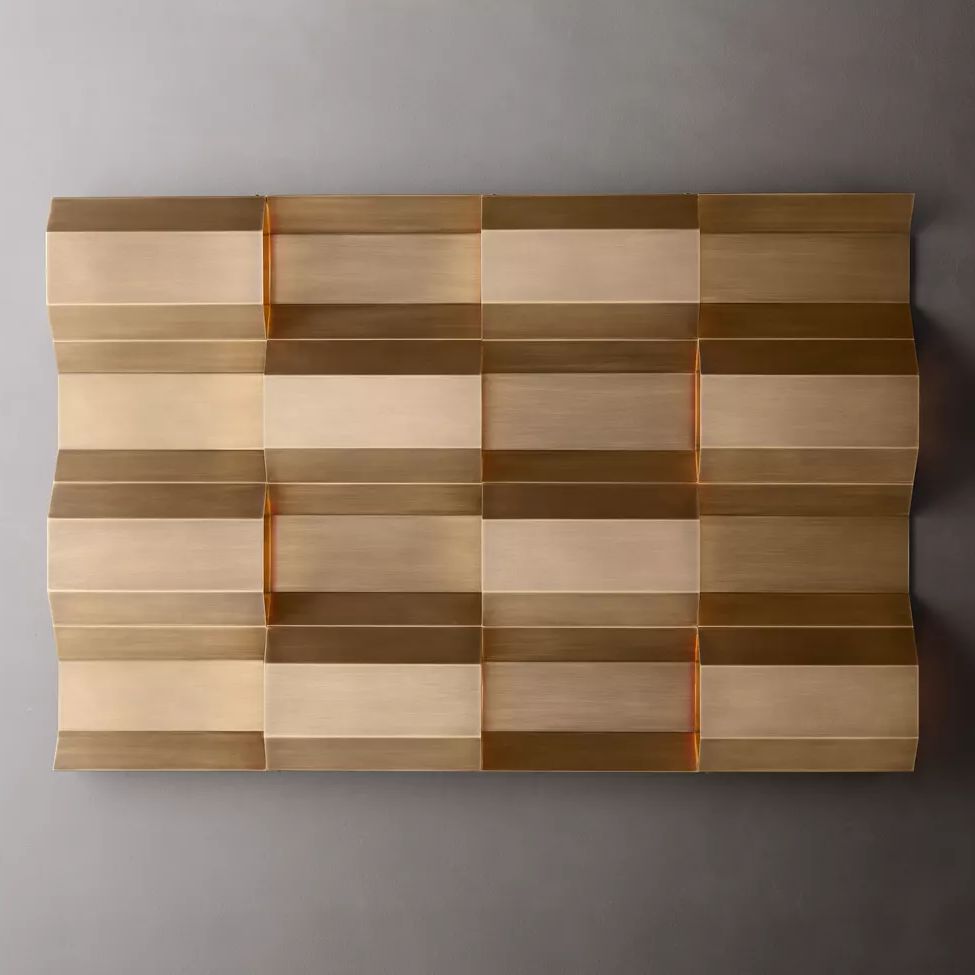 Everett Pattern Wide Wall Sconce