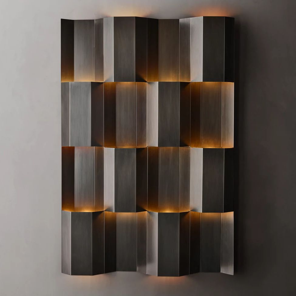 Everett Pattern Wide Wall Sconce
