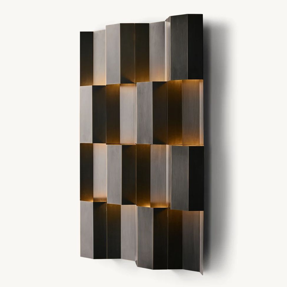 Everett Pattern Wide Wall Sconce
