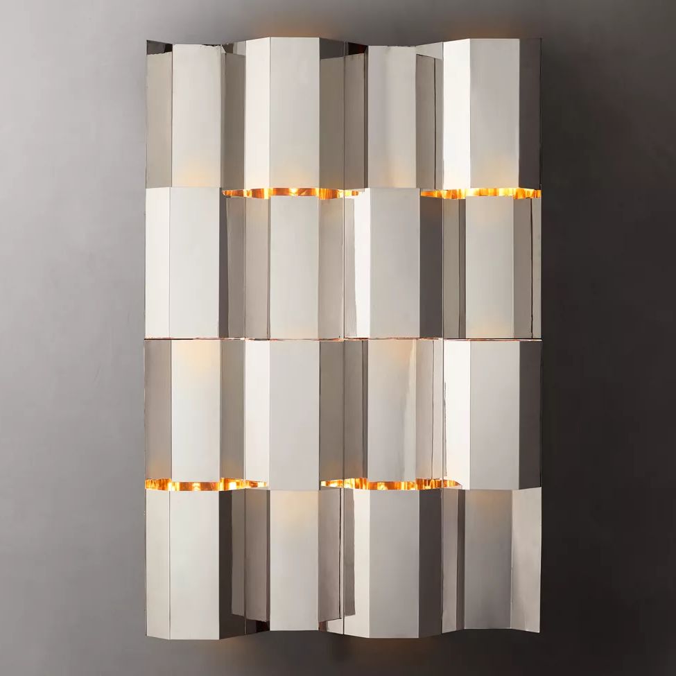 Everett Pattern Wide Wall Sconce