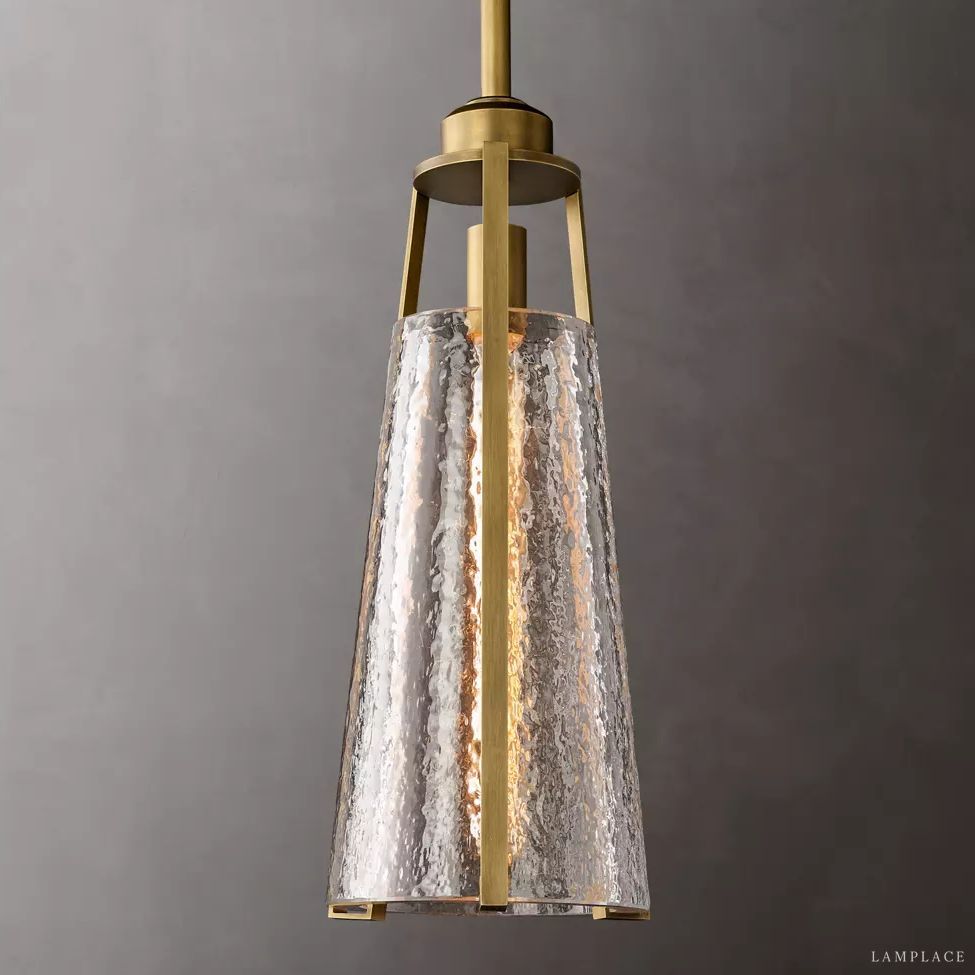 Arpege Glacial Funnel Pendant Light
