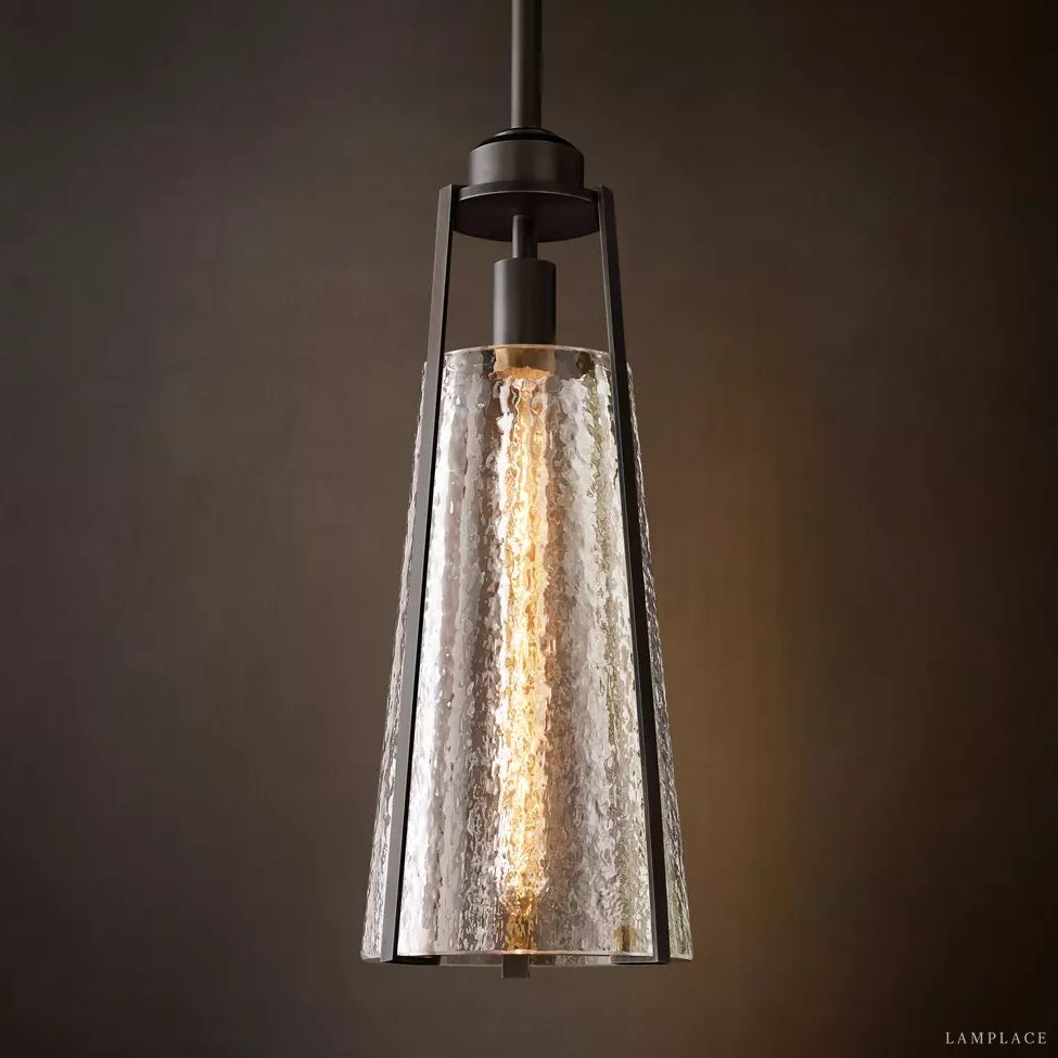 Arpege Glacial Funnel Pendant Light
