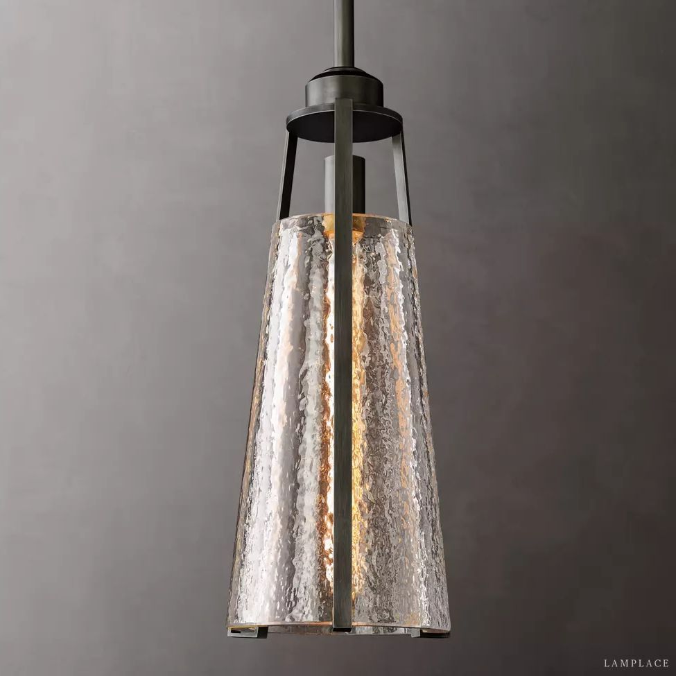 Arpege Glacial Funnel Pendant Light