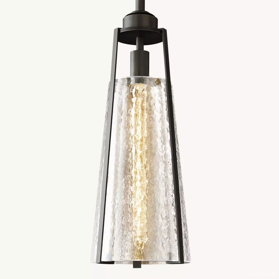 Arpege Glacial Funnel Pendant Light