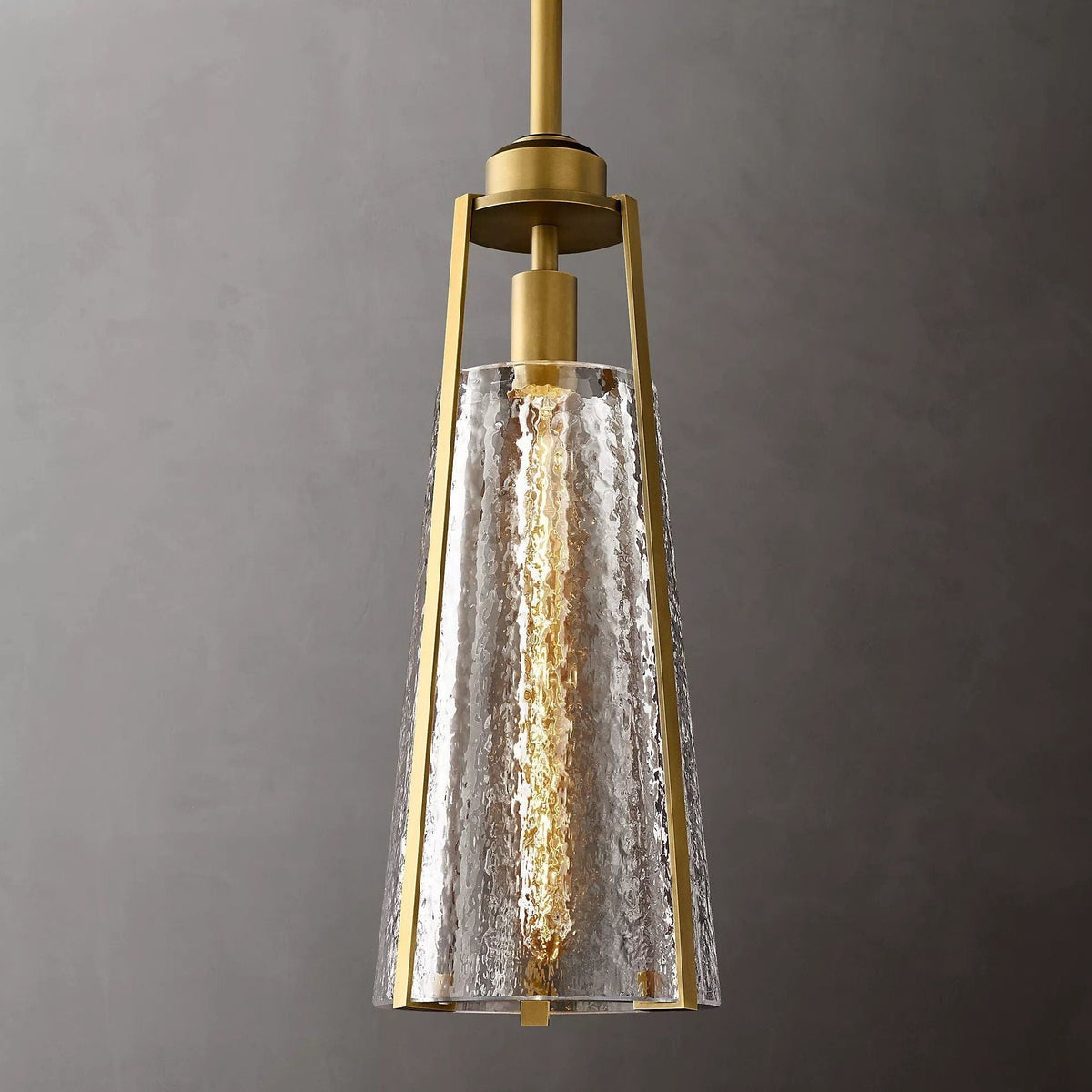 Arpege Glacial Funnel Pendant Light