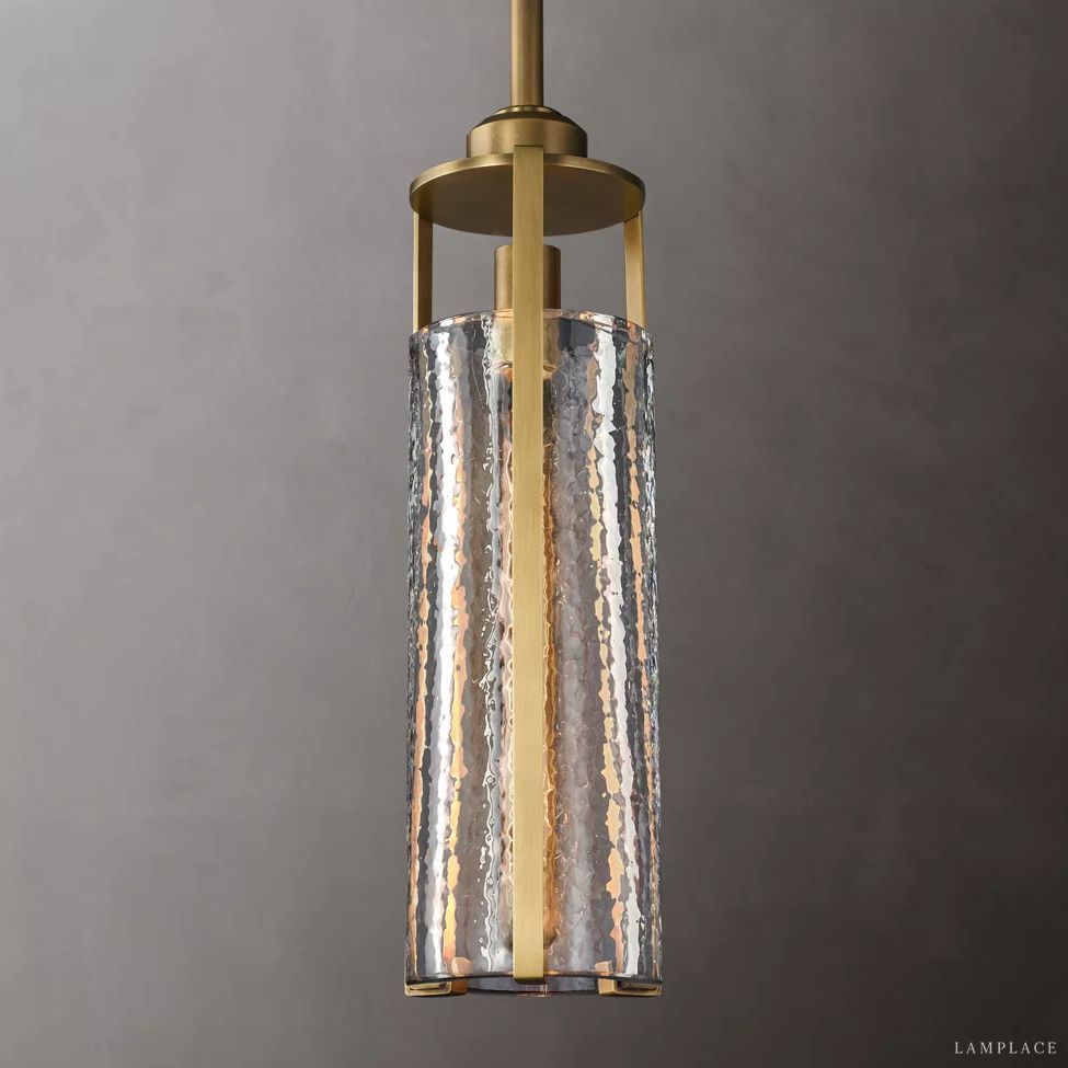 Arpege Glacial Cylinder Pendant Light