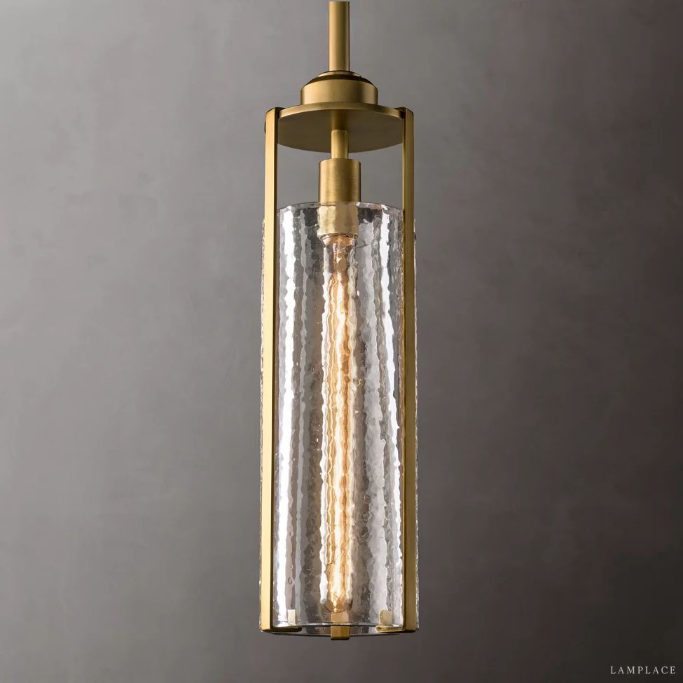 Arpege Glacial Cylinder Pendant Light