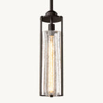 Arpege Glacial Cylinder Pendant Light