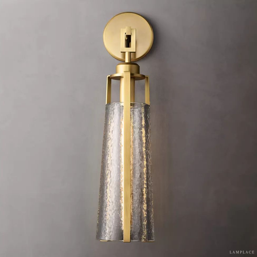 Arpege Glacial Funnel Wall Sconce