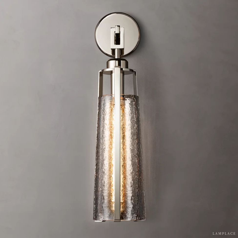 Arpege Glacial Funnel Wall Sconce